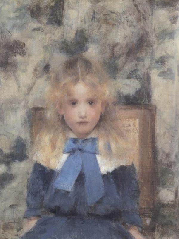 Fernand Khnopff Portrait of Miss Van Der Hecht